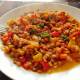 Чечевица с овощами в горшочке