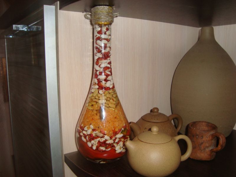 Декоративная овощная бутылочка