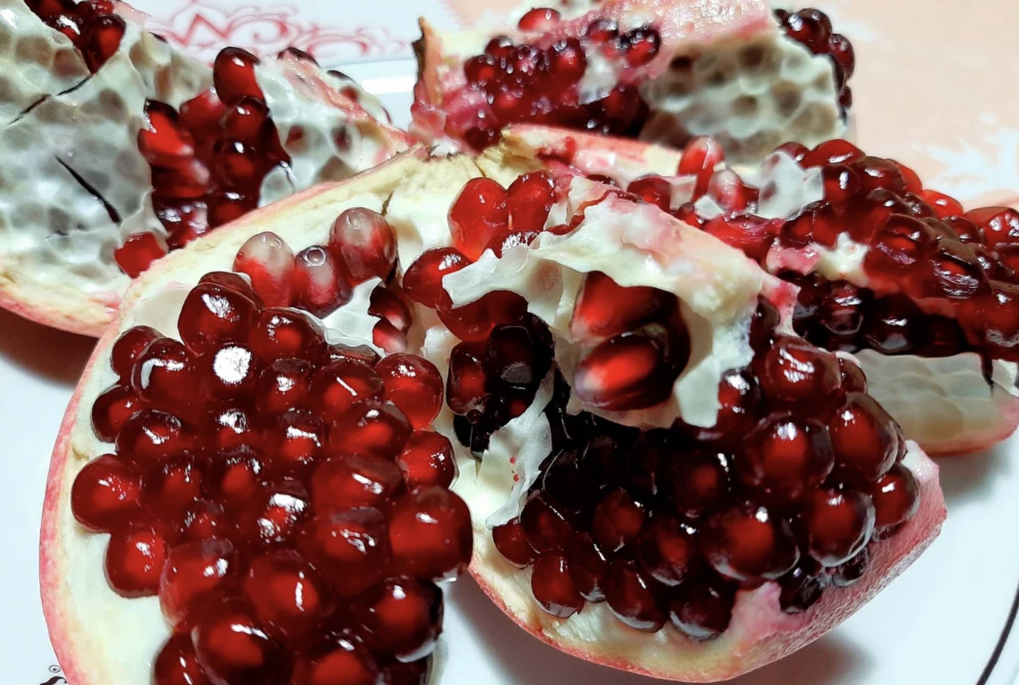 Как чистить гранат