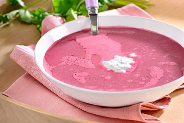 Кефир с вареной свеклой