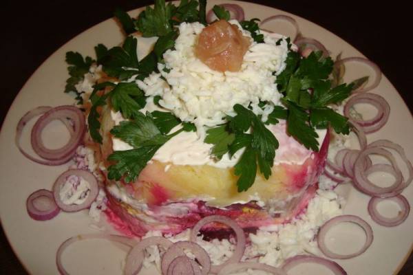 Салат рыба на шубе