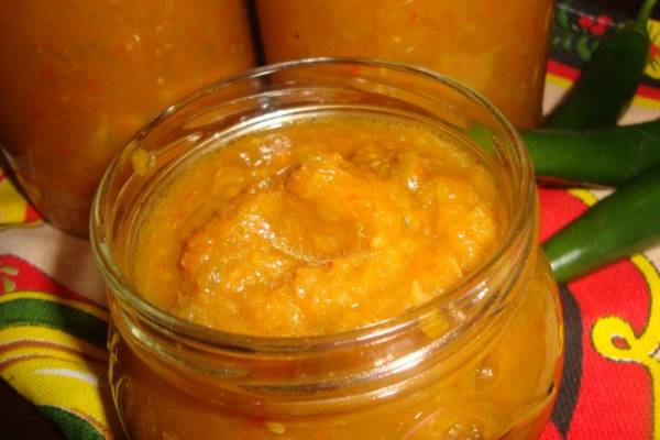 Овощная икра с тыквой