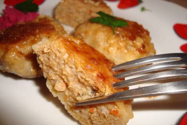 Котлеты из свинины с овсяными хлопьями