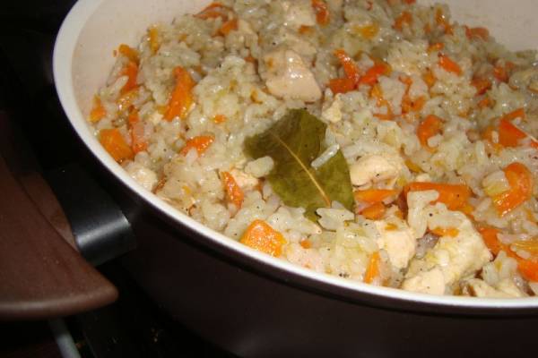 Плов с куриной грудкой