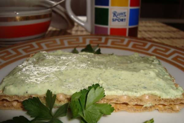 Бутерброды диетические с творожной массой