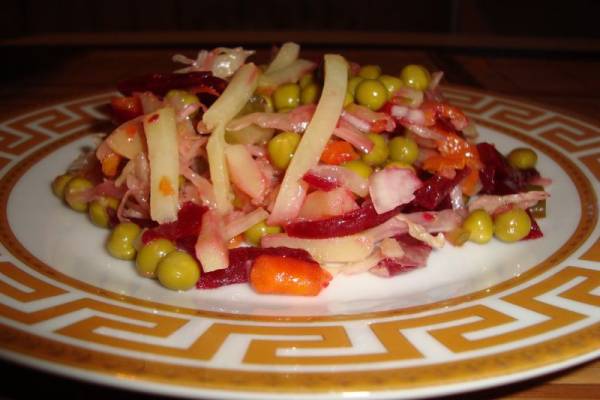 Винегрет с кунжутным маслом