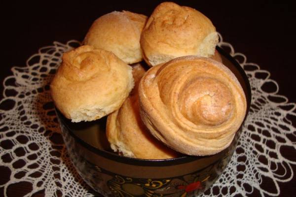 Творожные розочки