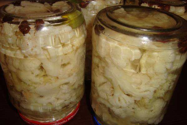 Капуста цветная маринованная