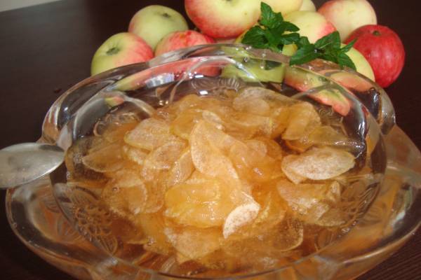 Яблочное варенье с мятой