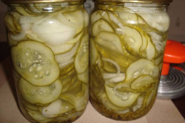 Салат из огурцов на зиму