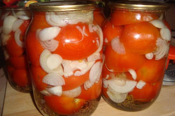 Вкусные помидорные дольки на зиму