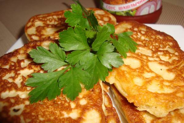 Гороховые оладьи