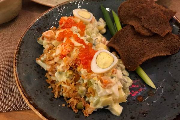 Салат Оливье старинный рецепт