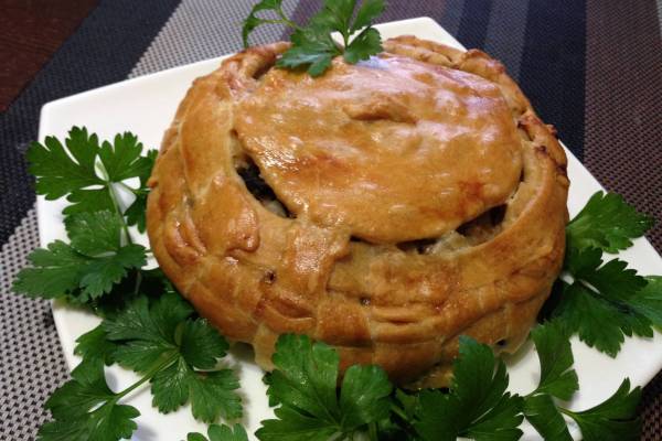 Плетеный горшочек