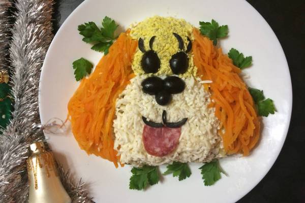 Салат Собачка