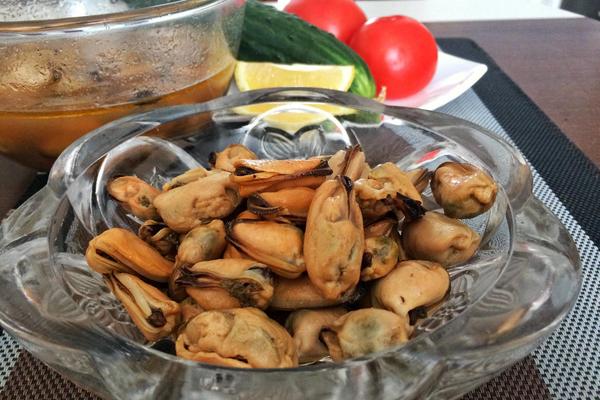 Маринованные мидии