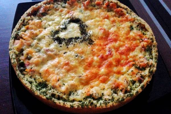 Киш с куриной грудкой