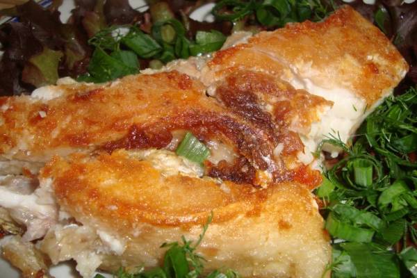 Судак жареный