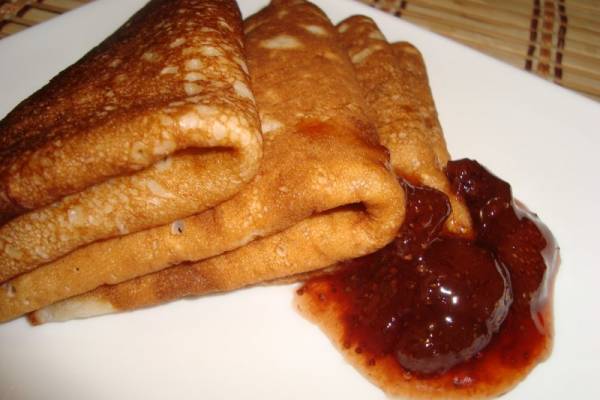 Блинчики молочно-йогуртовые, заварные