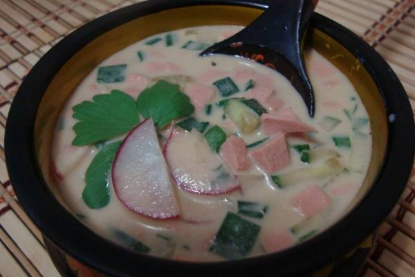 Окрошка по-домашнему