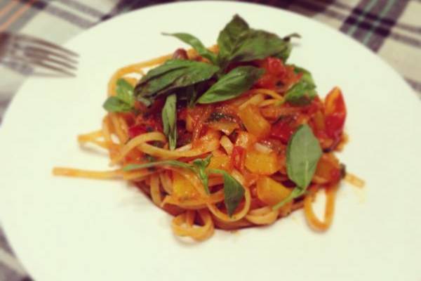 Паста с овощами