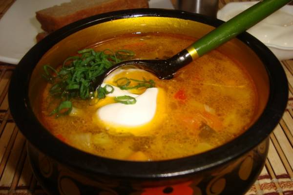 Щи со щавелем