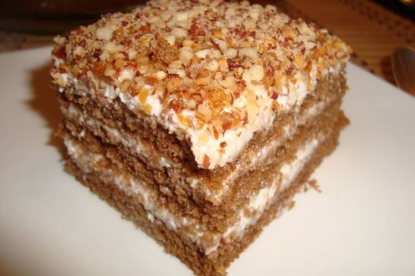 Торт сметанно-творожный