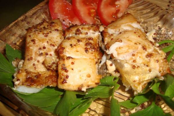 Маринованный судак, запеченный в духовке