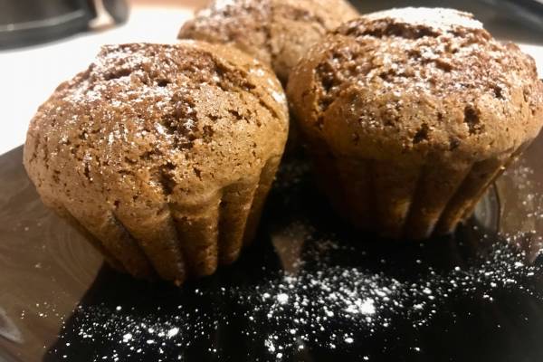 Кексы из черёмуховой муки