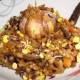 Плов из полбы с грибами