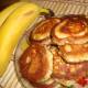 Постные оладьи с бананами