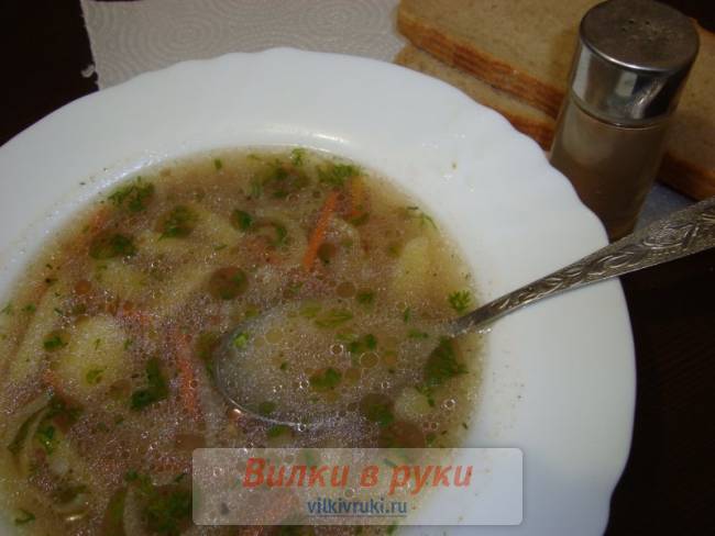 Суп с гречкой