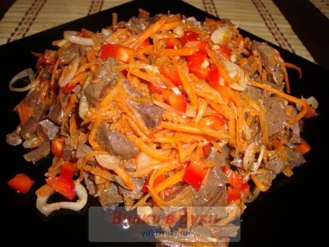 Салат из легкого