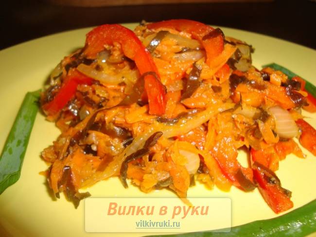 Салат из морской капусты по-корейски