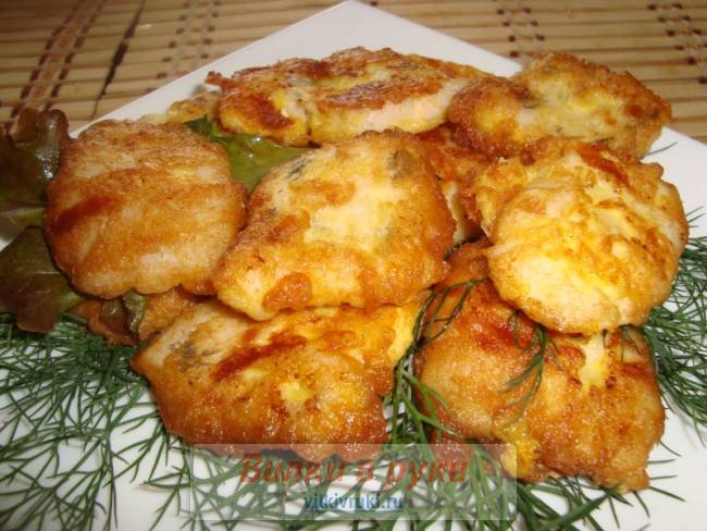 Судак в сырном кляре