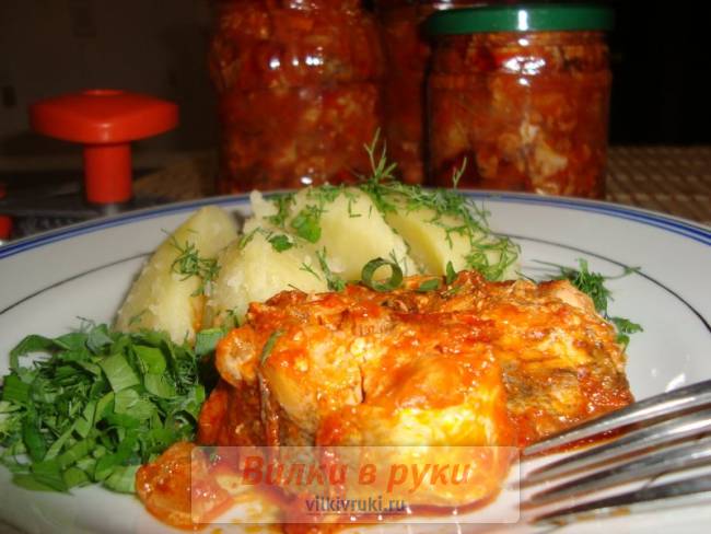 Консервы из судака в томате
