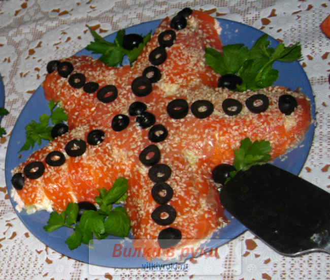 Салат Морская звезда
