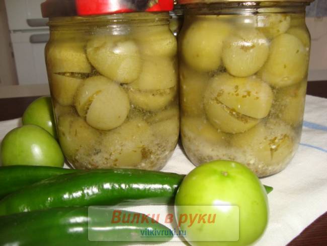 Зеленые помидоры по-грузински