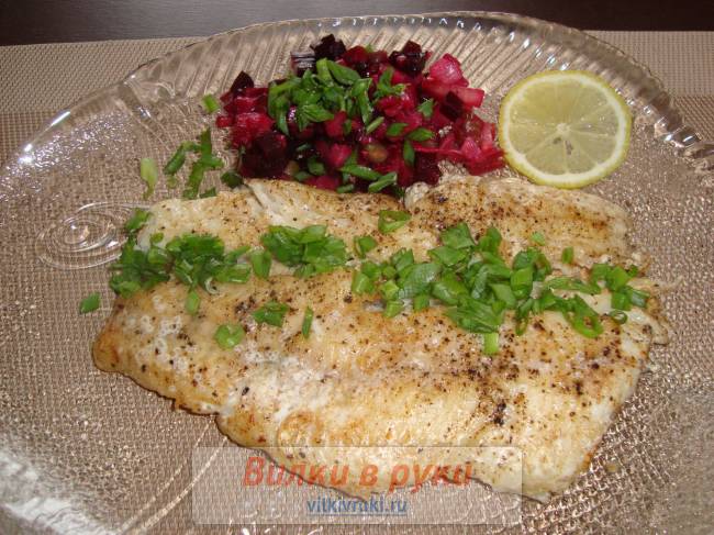 Судак в сливках