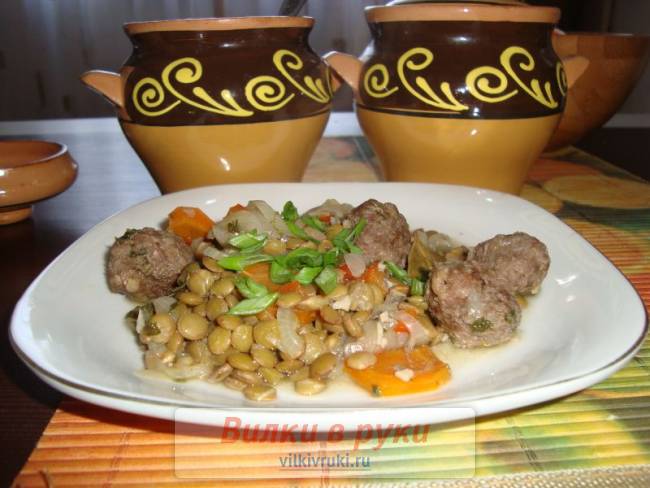 Чечевица по-деревенски