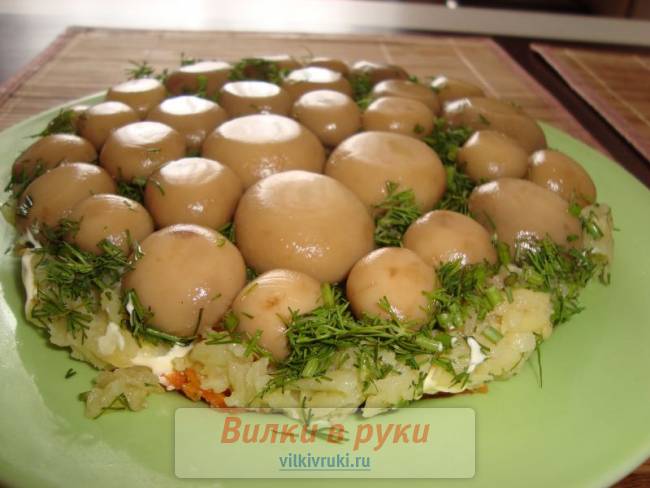 Салат Полянка постная