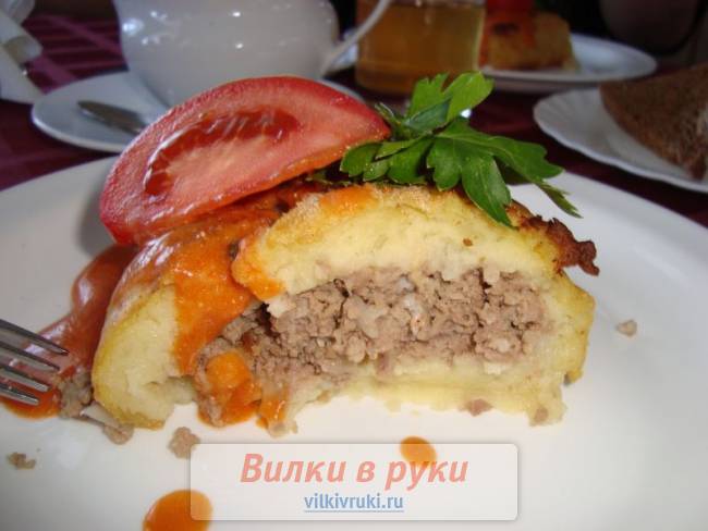 Картофельная запеканка с мясом