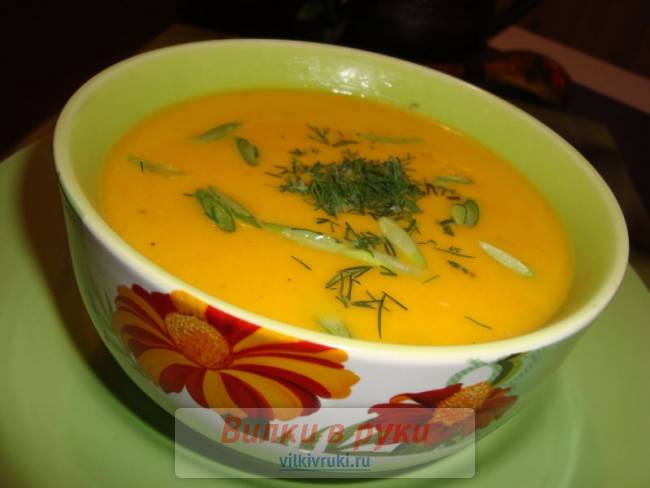 Суп из тыквы со сливками