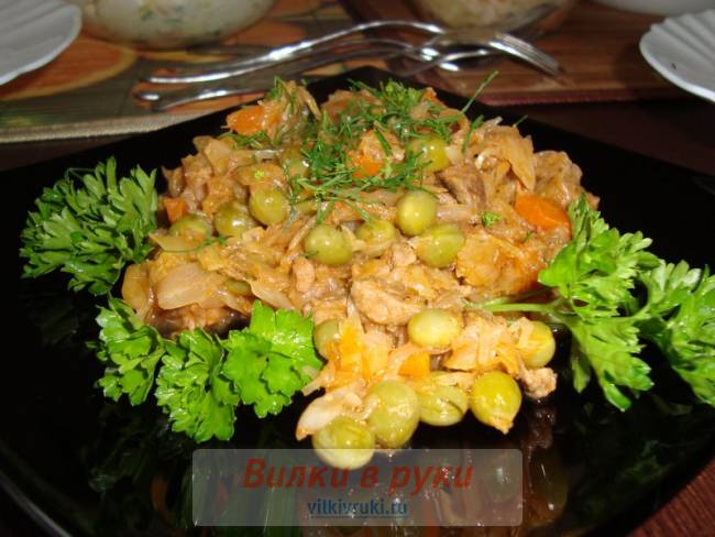 Овощное рагу с бараниной