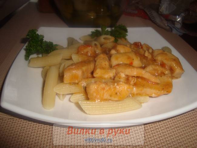 Гуляш из куриного филе