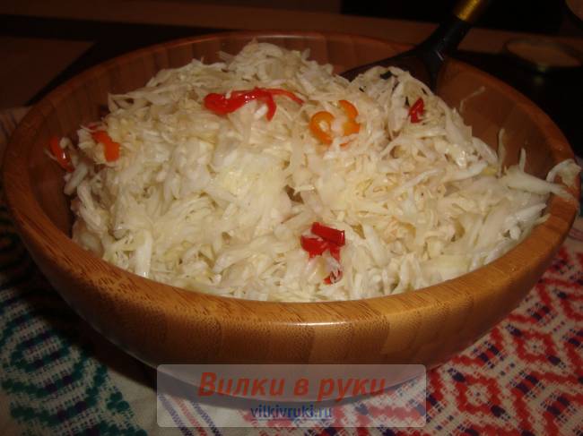Маринованная капуста быстрого приготовления