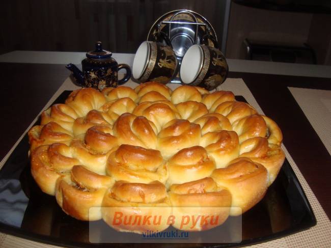 Мясной пирог Георгин