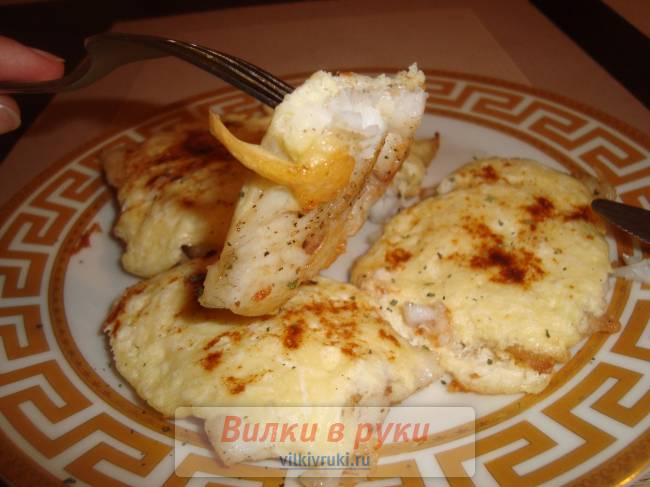 Филе судака под сыром