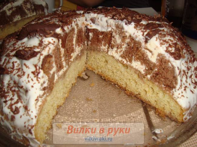 Мраморный торт