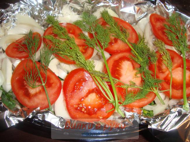 Судак в фольге